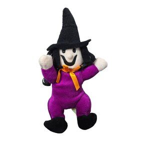 Dandee Collector's Choice Bean Bag Friends Plush‎ Stuffed Witch Halloween Decor